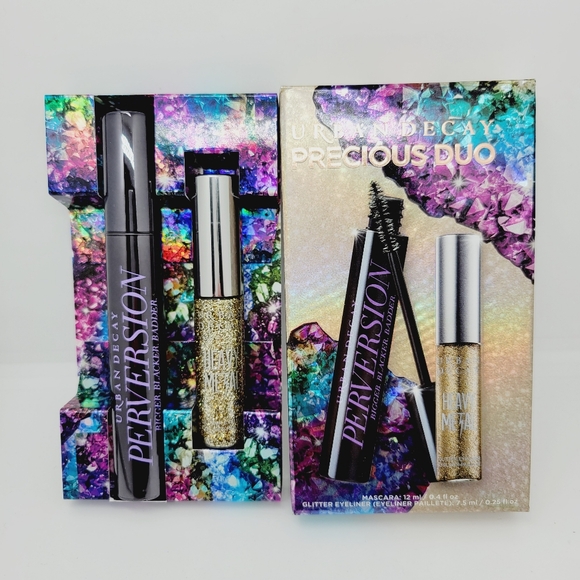Urban Decay Precious Duo Set Black Mascara & Glitter Eyeliner Brand New in Box - Picture 1 of 6